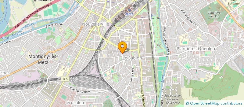 localisation de l'entreprise MONSIEUR OUSMANE BADJI  METZ