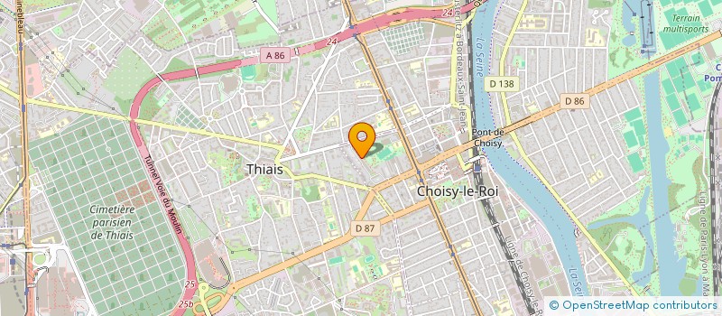 localisation de l'entreprise MONSIEUR OUSMANE BAH  CHOISY LE ROI