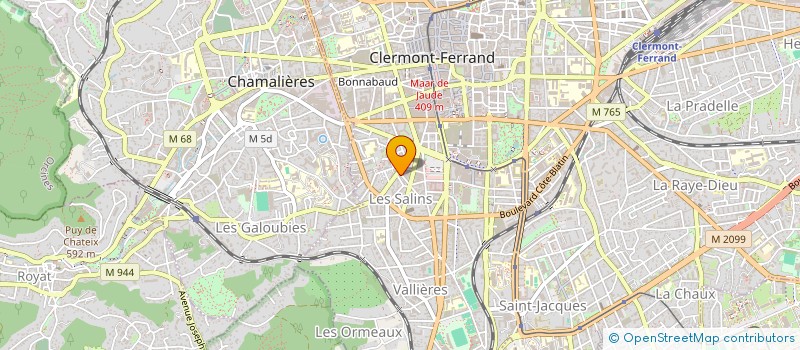 localisation de l'entreprise MONSIEUR OUSMANE BARRY  CLERMONT-FERRAND