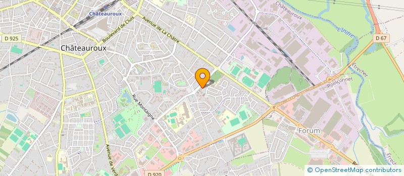 localisation de l'entreprise MONSIEUR OUSMANE BOUNE à CHATEAUROUX