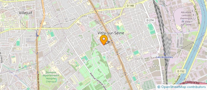 localisation de l'entreprise MONSIEUR OUSMANE CAMARA  VITRY-SUR-SEINE