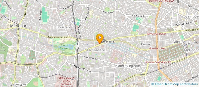 localisation de l'entreprise MONSIEUR OUSMANE CAMARA  MERIGNAC