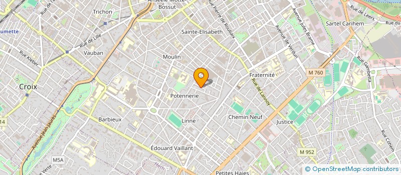 localisation de l'entreprise MONSIEUR OUSMANE CONTE  ROUBAIX