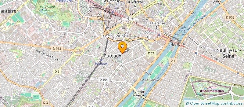 localisation de l'entreprise MONSIEUR OUSMANE-CORA THIAM  PARIS