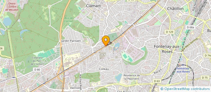 localisation de l'entreprise MONSIEUR OUSMANE COULIBALY à CLAMART