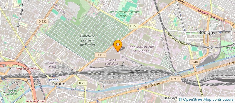 localisation de l'entreprise MONSIEUR OUSMANE DABO  PANTIN