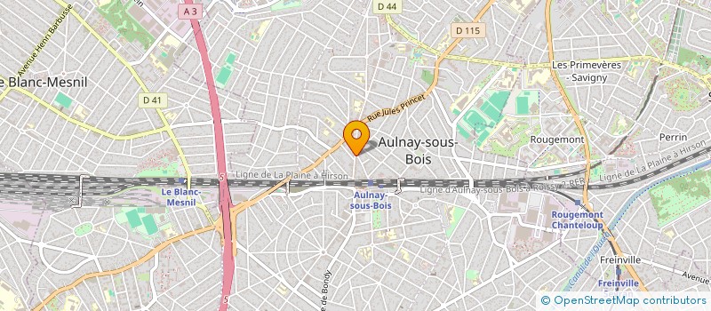 localisation de l'entreprise MONSIEUR OUSMANE DANSOKO à AULNAY-SOUS-BOIS