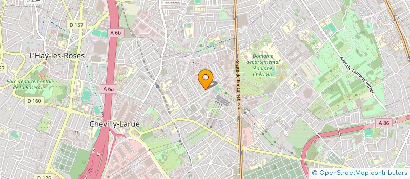 localisation de l'entreprise MONSIEUR OUSMANE DIA  CHEVILLY-LARUE