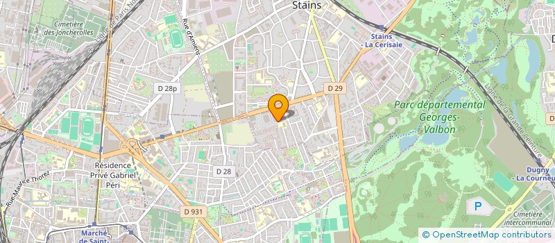 localisation de l'entreprise MONSIEUR OUSMANE DIABY à STAINS