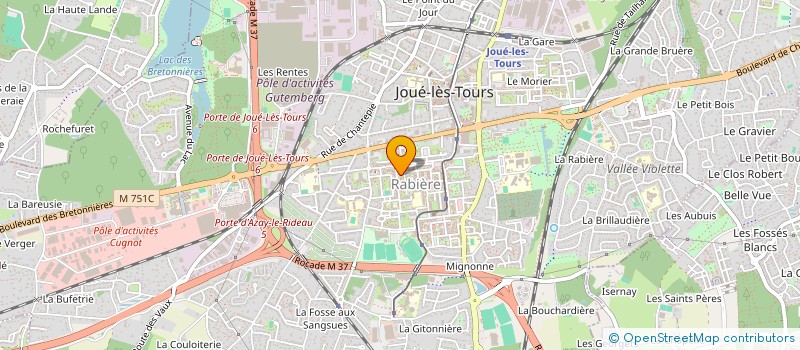 localisation de l'entreprise MONSIEUR OUSMANE DIABY  JOUE-LES-TOURS