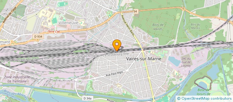 localisation de l'entreprise MONSIEUR OUSMANE DIAKHITE  VAIRES-SUR-MARNE