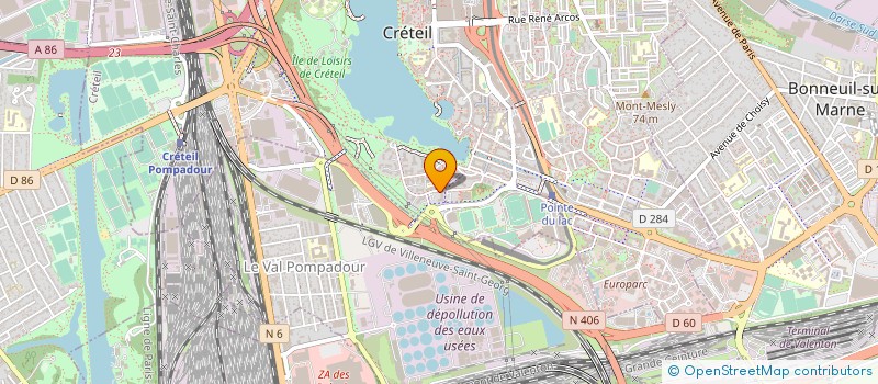 localisation de l'entreprise MONSIEUR OUSMANE DIALLO  CRETEIL