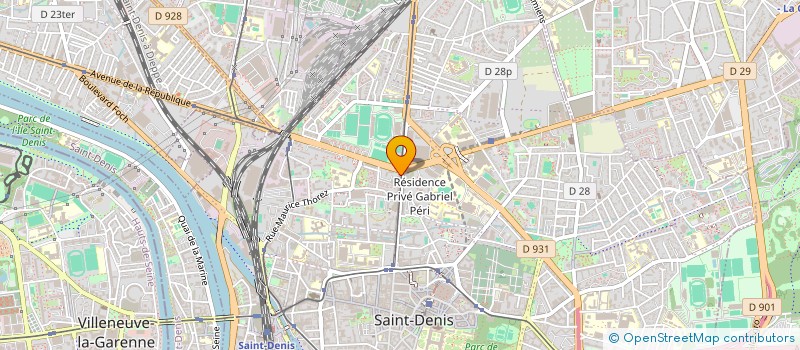 localisation de l'entreprise MONSIEUR OUSMANE DIALLO  SAINT-DENIS