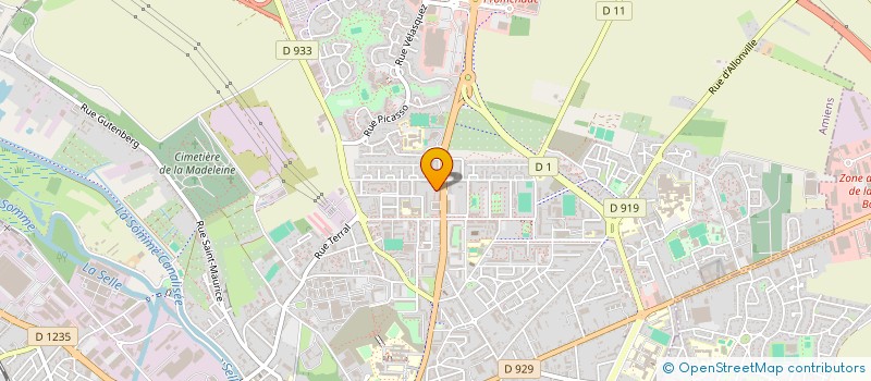 localisation de l'entreprise MONSIEUR OUSMANE DIALLO à AMIENS