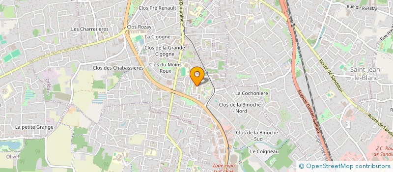 localisation de l'entreprise MONSIEUR OUSMANE DIALLO à ORLEANS