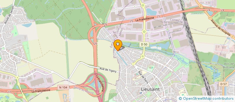 localisation de l'entreprise MONSIEUR OUSMANE DIALLO  LIEUSAINT