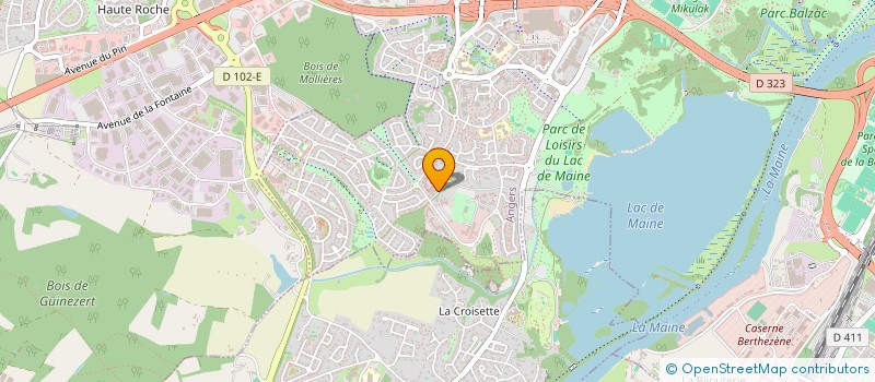 localisation de l'entreprise MONSIEUR OUSMANE DIALLO  ANGERS