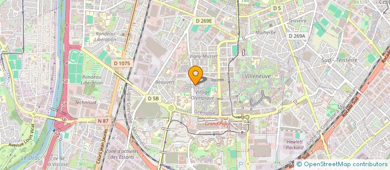 localisation de l'entreprise MONSIEUR OUSMANE DIAW  GRENOBLE