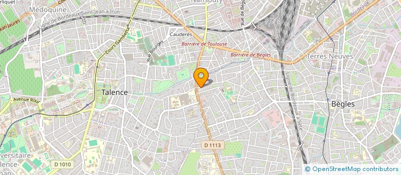 localisation de l'entreprise MONSIEUR OUSMANE DIOP à BEGLES