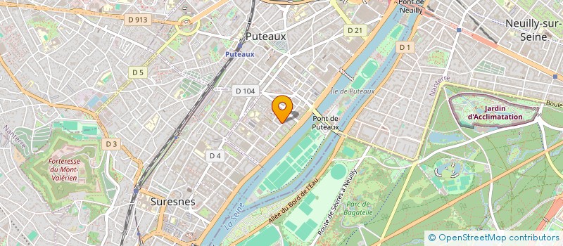 localisation de l'entreprise MONSIEUR OUSMANE DIOP  PUTEAUX