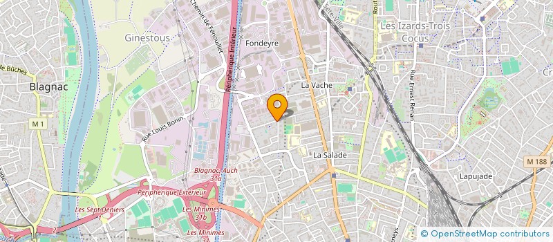 localisation de l'entreprise MONSIEUR OUSMANE DIOUF à TOULOUSE