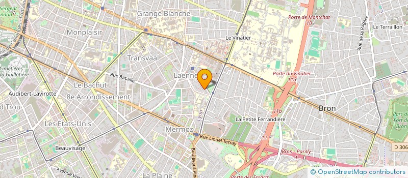 localisation de l'entreprise MONSIEUR OUSMANE DOUKOURE  LYON