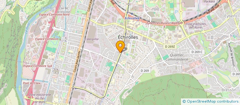 localisation de l'entreprise MONSIEUR OUSMANE DOUKOURE à ECHIROLLES