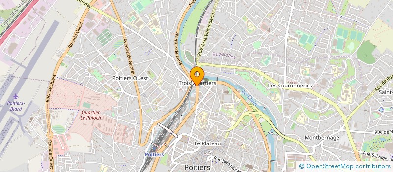 localisation de l'entreprise MONSIEUR OUSMANE DRAME  POITIERS