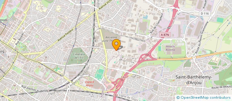 localisation de l'entreprise MONSIEUR OUSMANE FOFANA à ANGERS