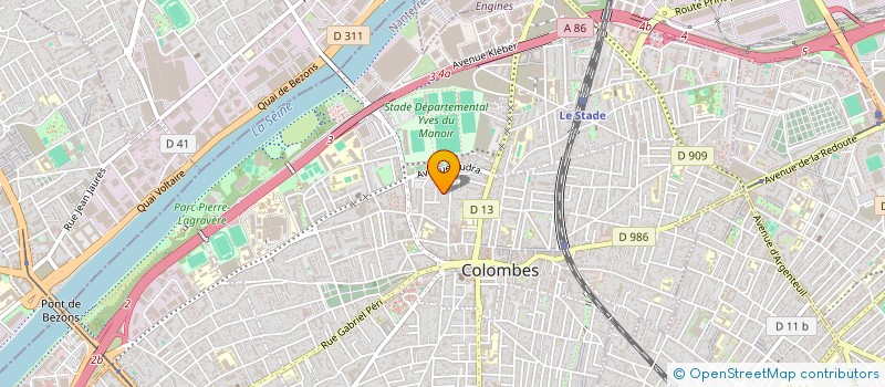 localisation de l'entreprise MONSIEUR OUSMANE FOFANA à COLOMBES
