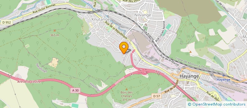 localisation de l'entreprise MONSIEUR OUSMANE FUMEY  KNUTANGE