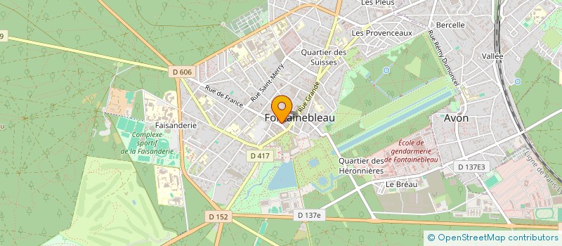 localisation de l'entreprise MONSIEUR OUSMANE GADIAGA  FONTAINEBLEAU