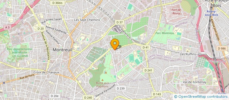 localisation de l'entreprise MONSIEUR OUSMANE GADIO à MONTREUIL