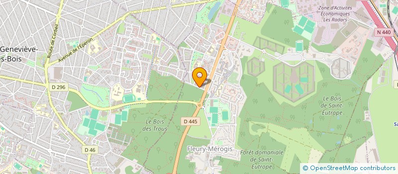 localisation de l'entreprise MONSIEUR OUSMANE GAKOU  FLEURY-MEROGIS