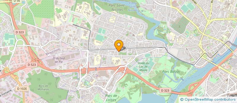 localisation de l'entreprise MONSIEUR OUSMANE GAYE à ANGERS