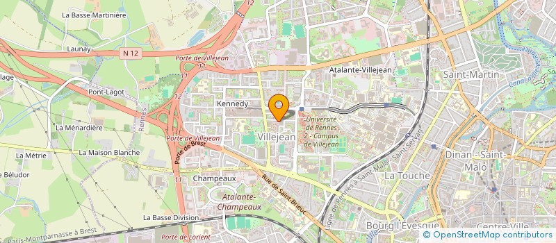 localisation de l'entreprise MONSIEUR OUSMANE GHANI AKBAR  RENNES