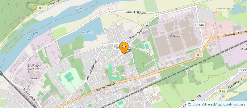 localisation de l'entreprise MONSIEUR OUSMANE GUEYE  CLEON