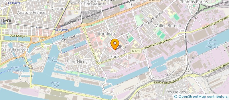 localisation de l'entreprise MONSIEUR OUSMANE GUISSE  LE HAVRE