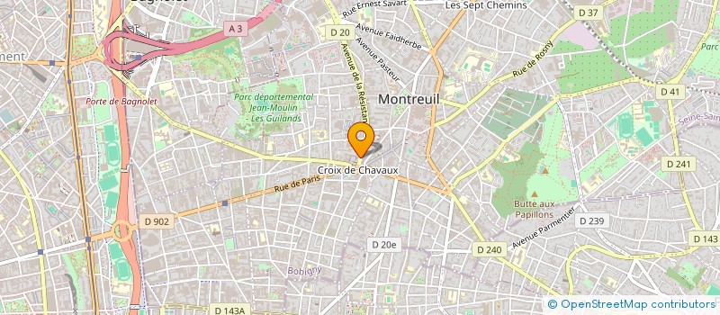localisation de l'entreprise MONSIEUR OUSMANE KAMASSOKHO à MONTREUIL