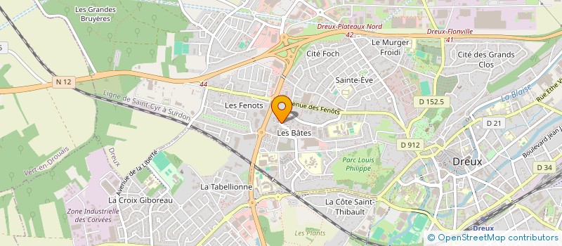 localisation de l'entreprise MONSIEUR OUSMANE KANOUTE à DREUX