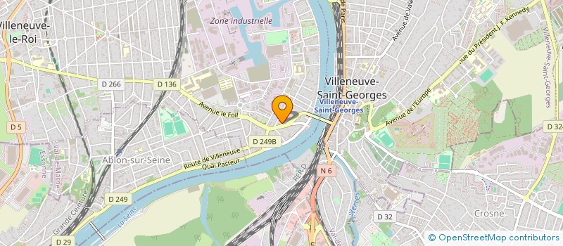 localisation de l'entreprise MONSIEUR OUSMANE KARAMOKO  VILLENEUVE-LE-ROI