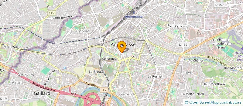 localisation de l'entreprise MONSIEUR OUSMANE KEBE  ANNEMASSE