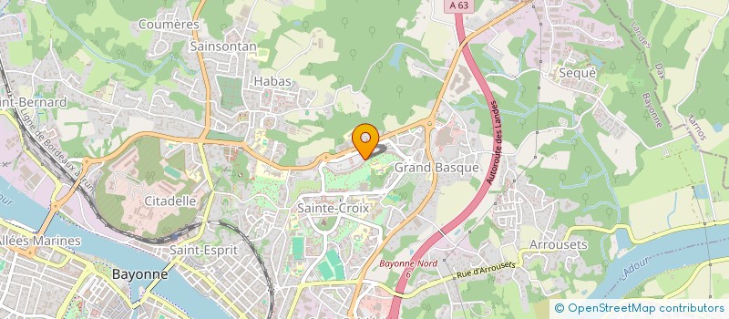 localisation de l'entreprise MONSIEUR OUSMANE KEITA  BAYONNE