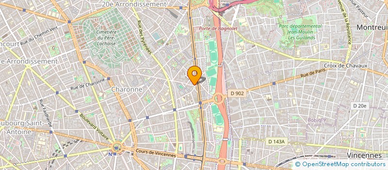 localisation de l'entreprise MONSIEUR OUSMANE KIZAMOU  PARIS