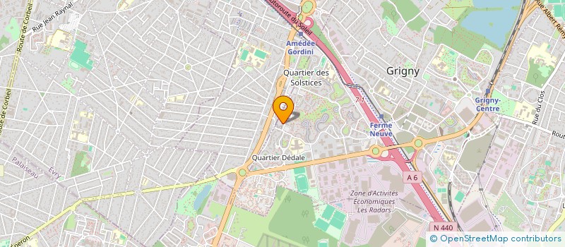 localisation de l'entreprise MONSIEUR OUSMANE KOITA  GRIGNY