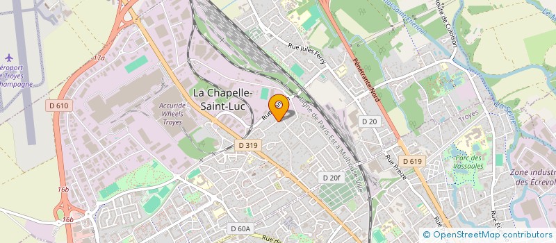 localisation de l'entreprise MONSIEUR OUSMANE KONE à LA CHAPELLE-SAINT-LUC