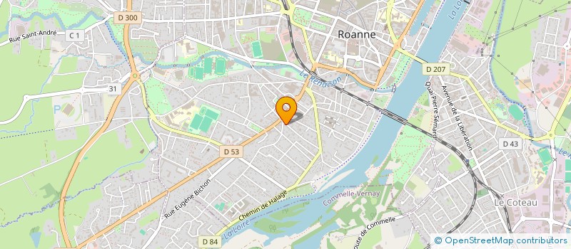 localisation de l'entreprise MONSIEUR OUSMANE LO  ROANNE