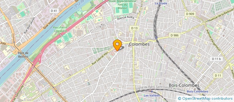 localisation de l'entreprise MONSIEUR OUSMANE MAGASSOUBA à COLOMBES