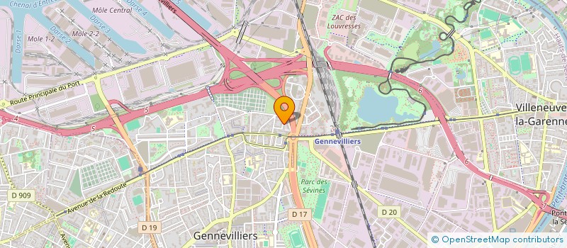 localisation de l'entreprise MONSIEUR OUSMANE MANE à GENNEVILLIERS