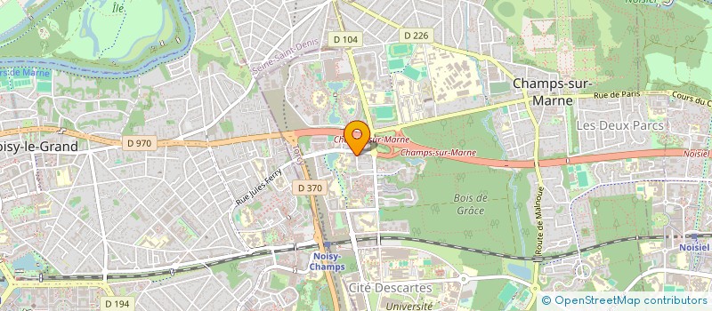 localisation de l'entreprise MONSIEUR OUSMANE MANE  CHAMPS-SUR-MARNE